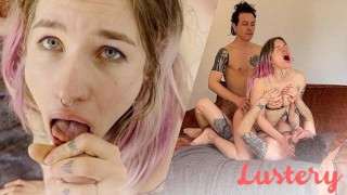 Amateur Alt Girl DP’d by Two Big Dicks Lustery mXm.SEX homemade chapter dp
